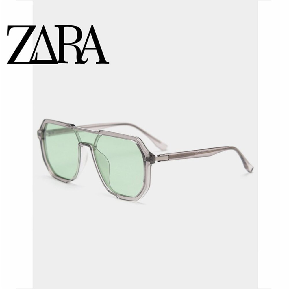 Unisex Light Green Sunglasses